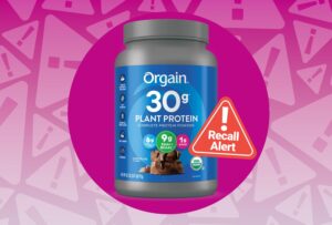 Orgain Just Recalled Protein Powder Nationwide