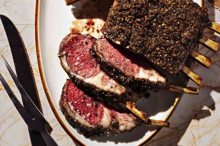 Spice-Crusted Rack Of Lamb