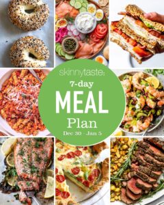 Free 7 Day Healthy Meal Plan (Dec 30-Jan 5)