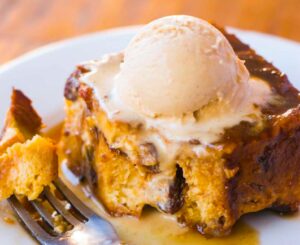 Caramelized Panettone Bread Pudding