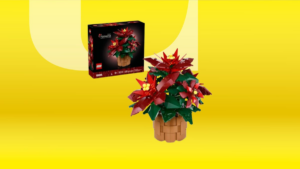 Your Holiday Decor Isn’t Complete Until You’ve Assembled This Lego Poinsettia, Now 30% Off