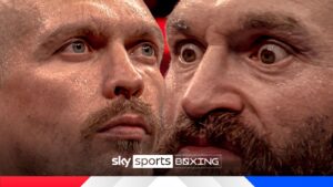 Usyk and Fury share final and INTENSE face-off!