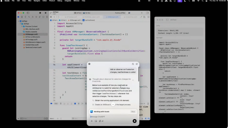 ChatGPT’s Mac app gets a glowup with new coding and notetaking features