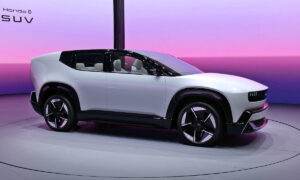 A closer look at the slick Honda 0 SUV and Saloon prototypes at CES 2025