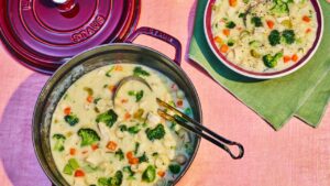 Creamy Chicken and Broccoli Soup Recipe