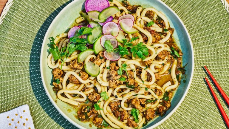 Pork and Tomatillo Udon Recipe