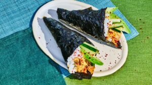 Spicy Salmon Hand Rolls Recipe