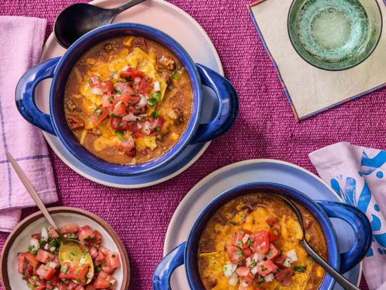 Winterify Your Taco Tuesday With This Cheesy, Tortilla-Topped Taco Soup