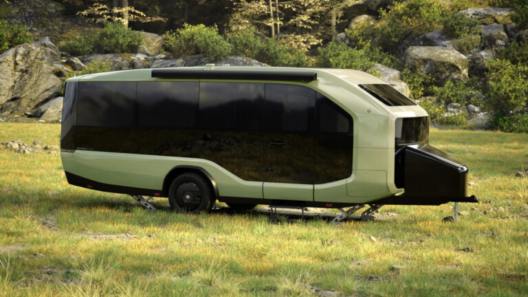 Pebble Flow all-electric RV trailer will begin deliveries this spring