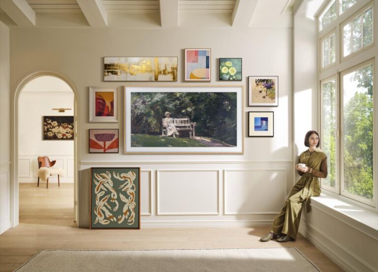 Samsung’s Frame Pro TV features the company’s high-end Neo QLED panel