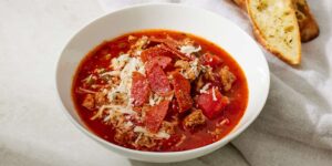 Pizza Soup Is the 30-Minute Weeknight Dinner of Your Dreams