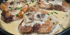 Boursin Pork Chops Recipe