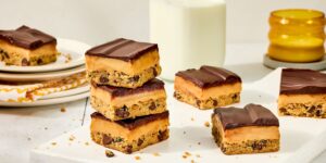 Chocolate Chip Cookie Millionaire Bars Recipe