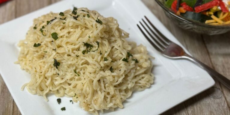 Easy Parmesan Garlic Ramen Recipe