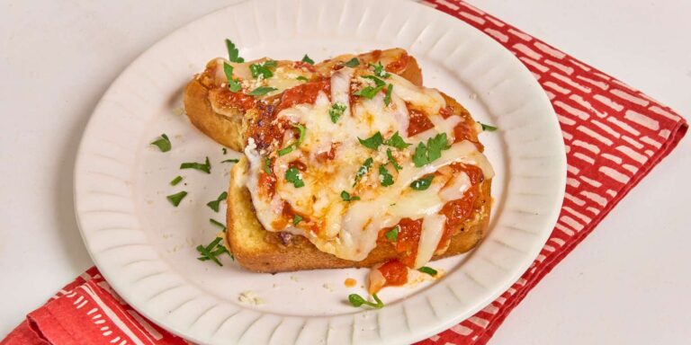 Smashed Chicken Parmesan Texas Toast Recipe