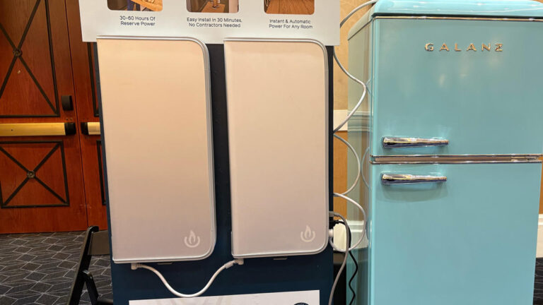 Backup by Biolite is a giant (but sleek!) battery that keeps your fridge running during outages