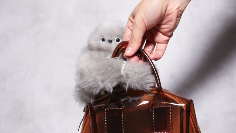 This furry clip-on robot is the strangest thing I’ve seen at this or any CES