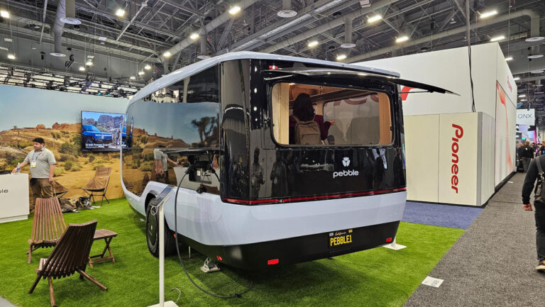 CES’s Pebble Flow EV trailer gets some tweaks ahead of its spring shipping date