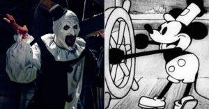 First look at Art the Clown actor as a twisted Mickey Mouse in upcoming slasher movie has horror fans divided