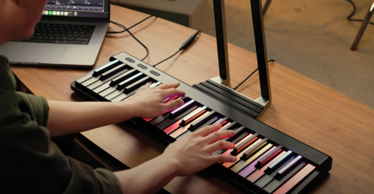 Roli finally introduces a larger teaching piano keyboard, complete with AI