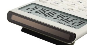 Casio’s new Comfy calculator shifts its solar panel up for aesthetics