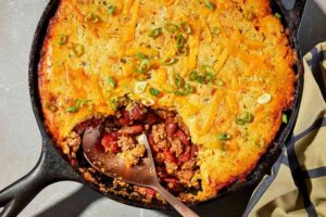 Chili Cornbread Casserole