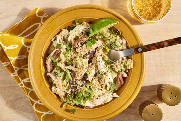 Creamy Chicken, Cabbage & Mushroom Casserole