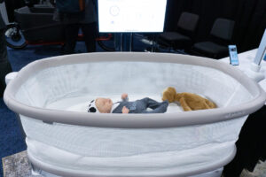 Bosch’s AI-enabled bassinet tracks everything you’d ever want to know about your baby’s sleep