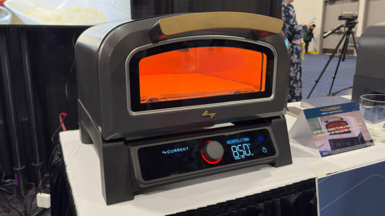 Current Backyard debuts the Model P smart pizza oven at CES 2025