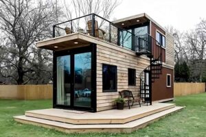 This Amazon Tiny House Has a Chic Rooftop Deck