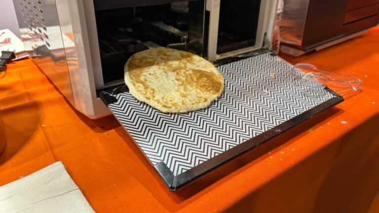 A Robot Made Me a Toasty, Flaky, Life-Giving Tortilla at CES 2025 in Under a Minute