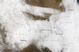 NASA Satellite Captures Stunning Snow-Covered Midwest After Polar Vortex Blast