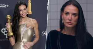 The Substance star Demi Moore reflects on a producer calling her a “popcorn actress” as she wins her first award in 45-year career at the Golden Globes: “I thought maybe this was it”