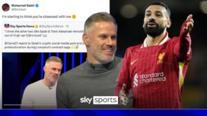 'You're obsessed with me!' | Salah responds to Carra's comments