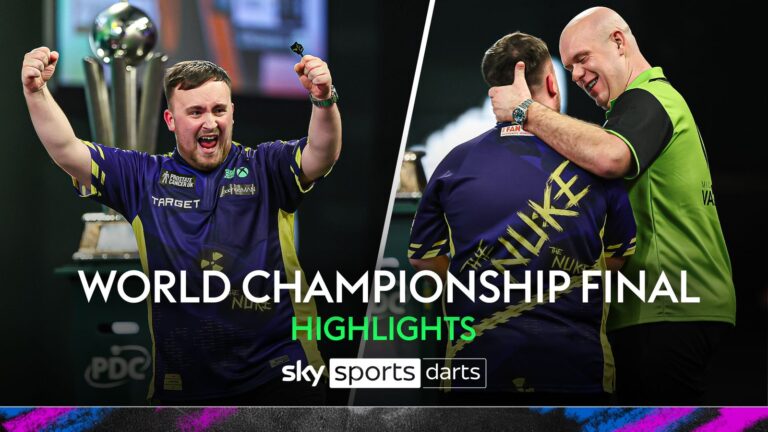 Littler thrashes Van Gerwen to win first world title | Final highlights