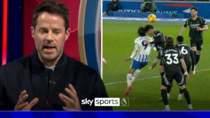 'It's chaotic from Saliba & Gabriel!' | Redknapp critical of Gunners pair for Brighton's penalty