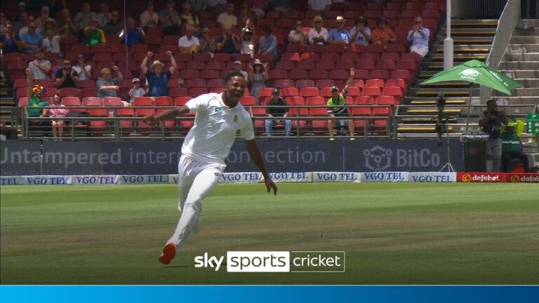 'What a moment!' SA's youngest Test player makes Babar his first wicket!