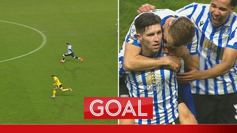 'Take a bow!' | Windass scores wonder goal from well inside own half!