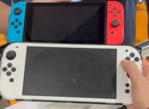 Our best look yet at the Switch 2’s expanded size and snap-on Joy-Cons