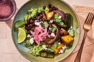 Roasted Veggie & Black Bean Bowls