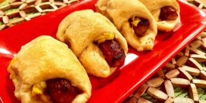 Crescent Sausage Egg Roll-Ups Recipe