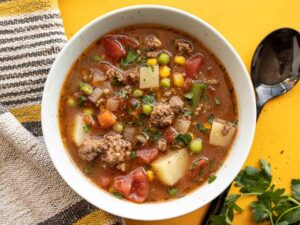 Easy Vegetable Beef Soup – Budget Bytes