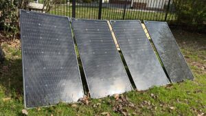 I saved $30 a month by using these portable solar panels in my backyard