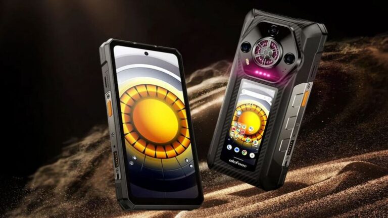 Ulefone breaks rank with a rugged smartphone that has two usable screens as well as a 64-megapixel infrared night vision camera