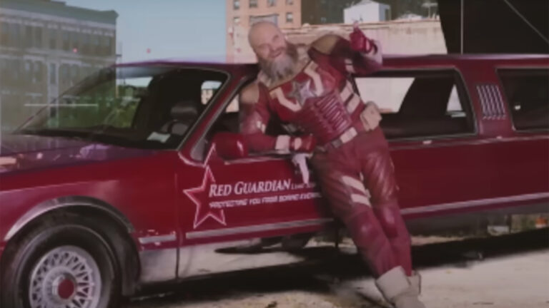 David Harbour’s Red Guardian offers to defend against “boring evening” in wacky new Thunderbolts teaser where he promotes his limo service
