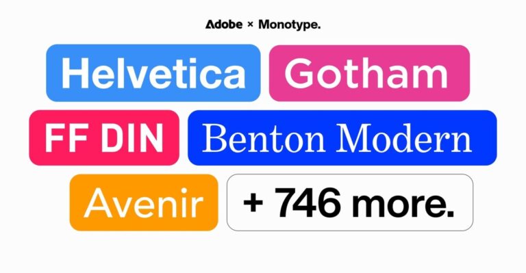Adobe brings 1,500 new fonts to Creative Cloud