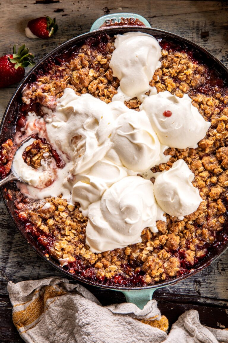 Strawberry Oatmeal Cookie Cobbler. – Half Baked Harvest