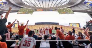 This Massive Screen for Live Sports Puts You in the Best Seat in the Stadium