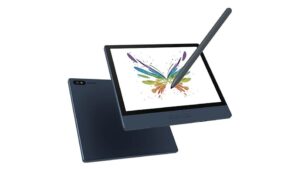 I can’t wait to try this 7-inch color E-Ink display that can make calls, but also has a wireless charging stylus and a unique 2-button navigation