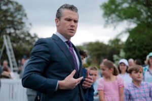 Pete Hegseth Nervously Sweats Through New Interview About Pentagon Leaks